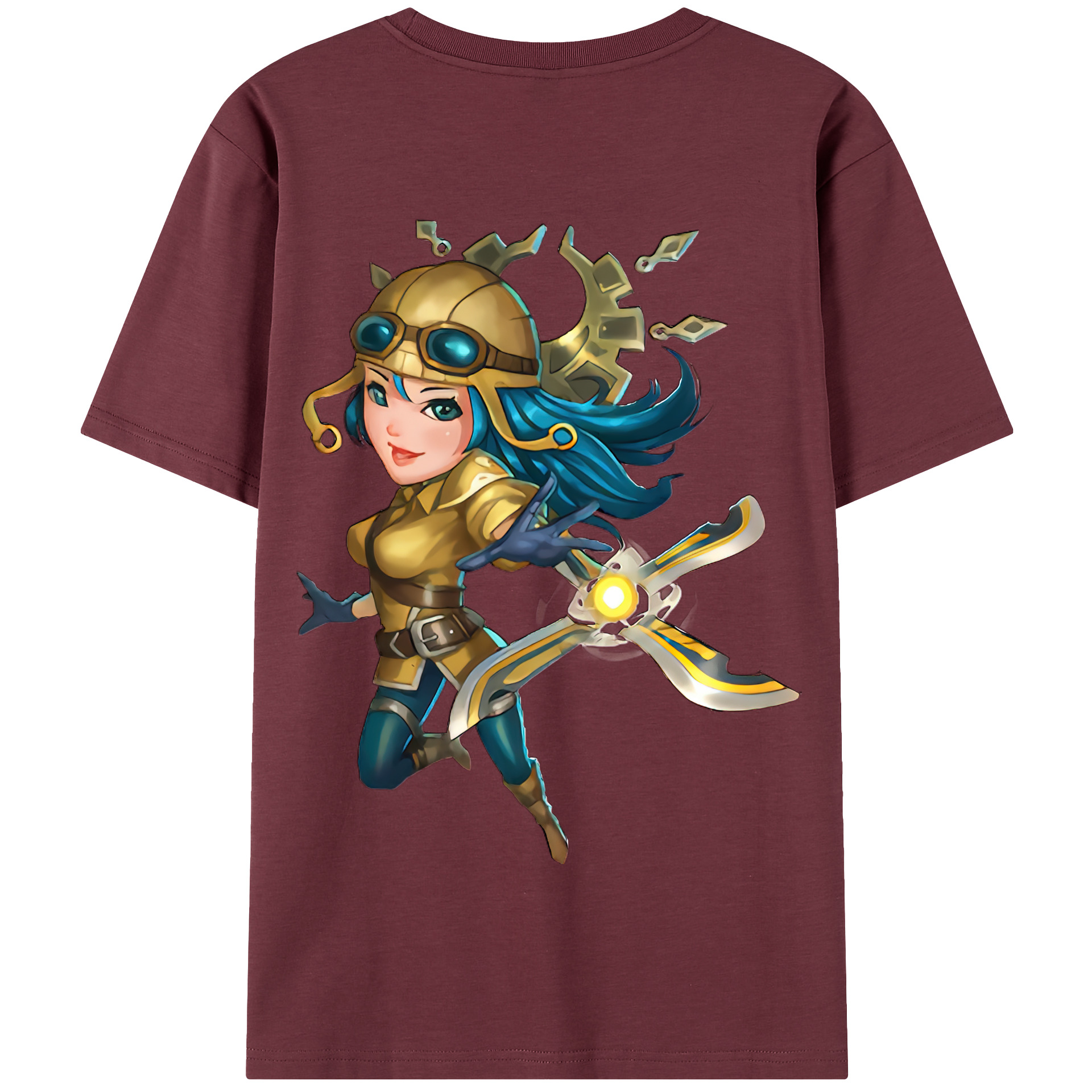 リーグ・オブ・レジェンド League of Legends LOL 綿100％半袖Tシャツ（背面プリント）
